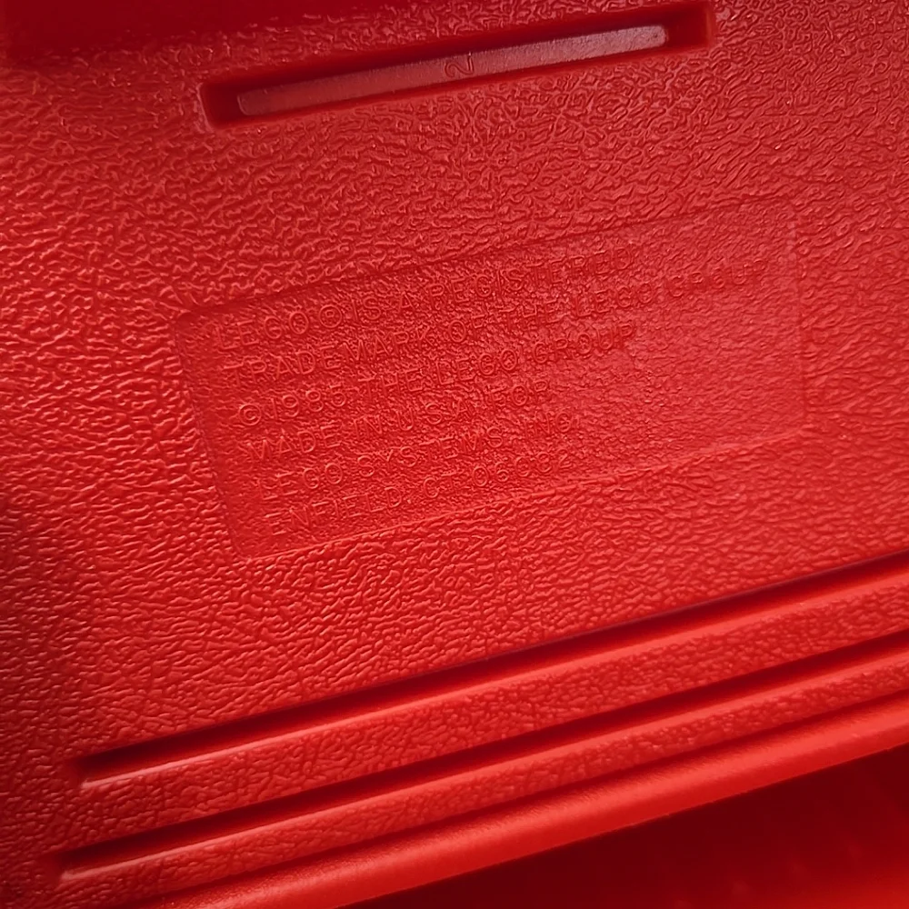 Vintage 1985 Lego Storage container Red - Picture 5 of 5